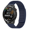 For Huawei Watch GT Runner 22mm Holes Breathable 3D Dots Silicone Watch Band(Midnight Blue) - Watch Bands by PMC TechLife | Online Shopping South Africa | PMC TechLife