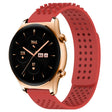 For Honor Watch GS 3 22mm Holes Breathable 3D Dots Silicone Watch Band(Red) - Watch Bands by PMC TechLife | Online Shopping South Africa | PMC TechLife