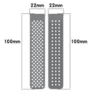 For Huawei Watch GT 2E 22mm Holes Breathable 3D Dots Silicone Watch Band(Grey)