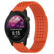 For Garmin Forerunner 255 Music 22mm Holes Breathable 3D Dots Silicone Watch Band(Orange) - Watch Bands by PMC TechLife | Online Shopping South Africa | PMC TechLife | Buy Now Pay Later Mobicred