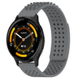 For Garmin Venu 3 22mm Holes Breathable 3D Dots Silicone Watch Band(Grey) - Watch Bands by PMC TechLife | Online Shopping South Africa | PMC TechLife