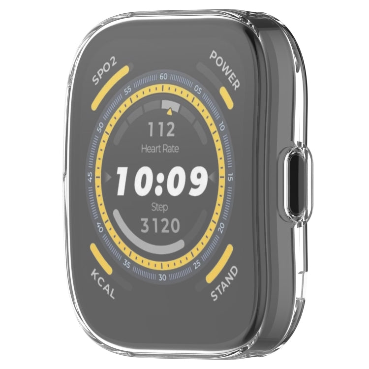 For Amazfit Bip 5 All-Inclusive TPU Protective Case(Transparent)