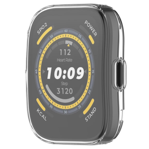 For Amazfit Bip 5 All-Inclusive TPU Protective Case(Transparent)