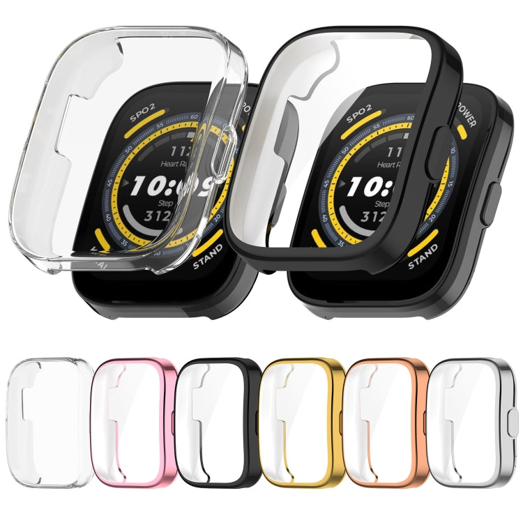 For Amazfit Bip 5 All-Inclusive TPU Protective Case(Rose Gold)