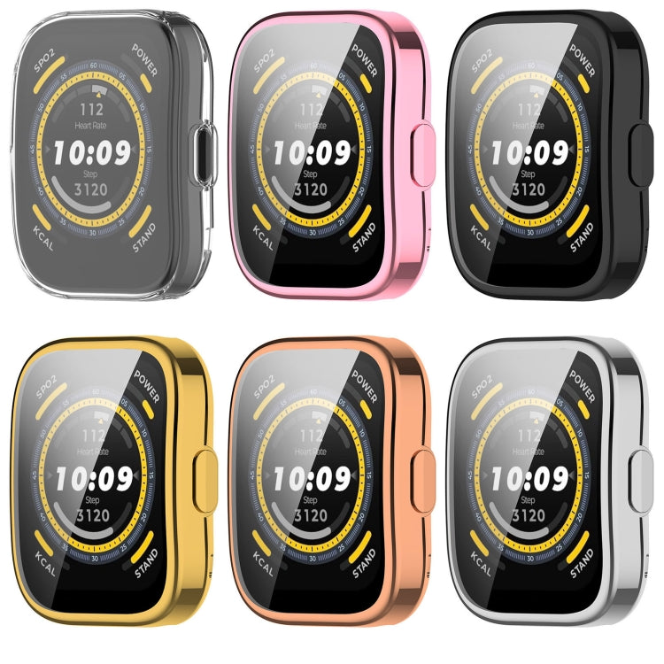 For Amazfit Bip 5 All-Inclusive TPU Protective Case(Transparent)