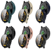 For Garmin Venu 3 PC + Tempered Film Integrated Watch Protective Case(Pink)