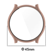 For Garmin Venu 3 PC + Tempered Film Integrated Watch Protective Case(Black)