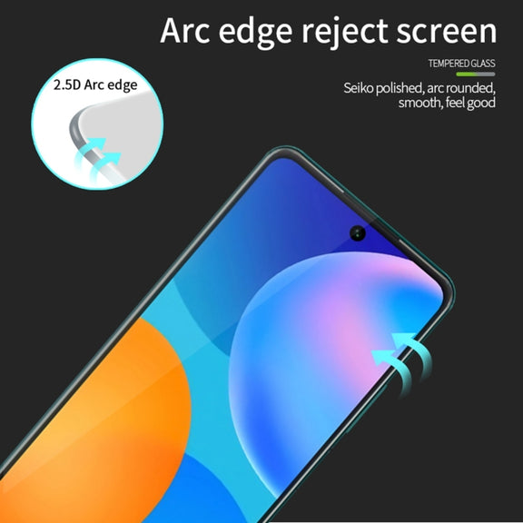 For Motorola Moto G14 MOFI 9H 2.5D Full Screen Tempered Glass Film(Black)