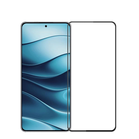 For Xiaomi Redmi Note 14 MOFI 9H 3D Explosion-proof Tempered Glass Film(Black)