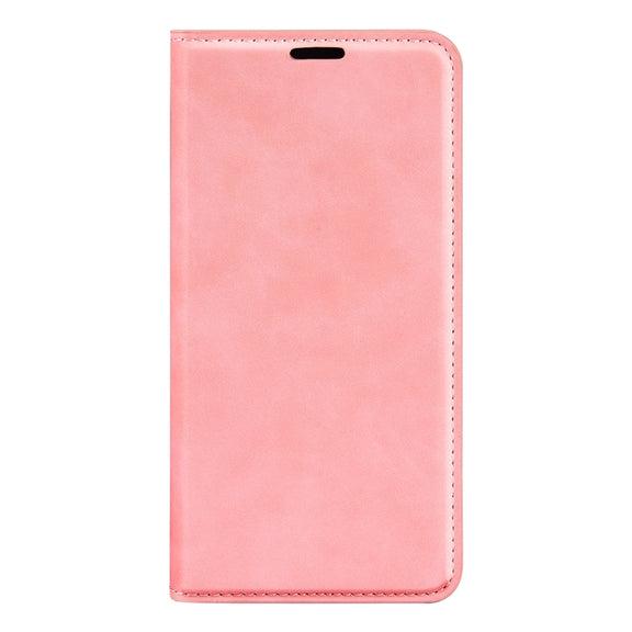 For Xiaomi Redmi K70 Retro-skin Magnetic Suction Leather Phone Case(Pink)