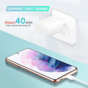 M135 PPS / PD 45W USB-C / Type-C Port Fast Charger, AU Plug(Black)