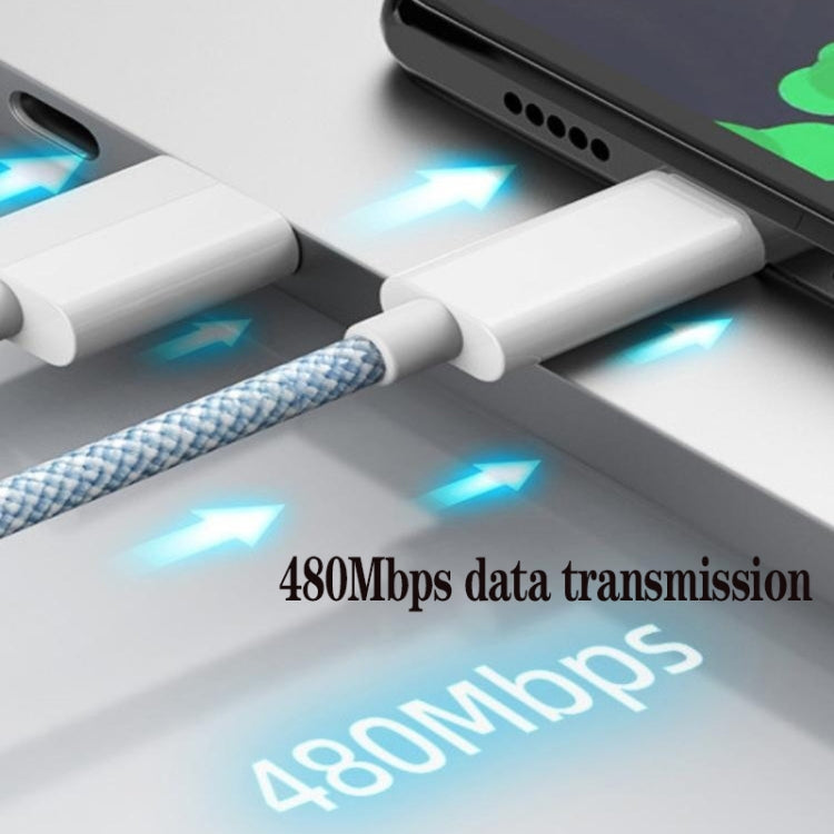 XJ-98 1m 35W USB-C / Type-C to USB-C Fast Charging Data Cable