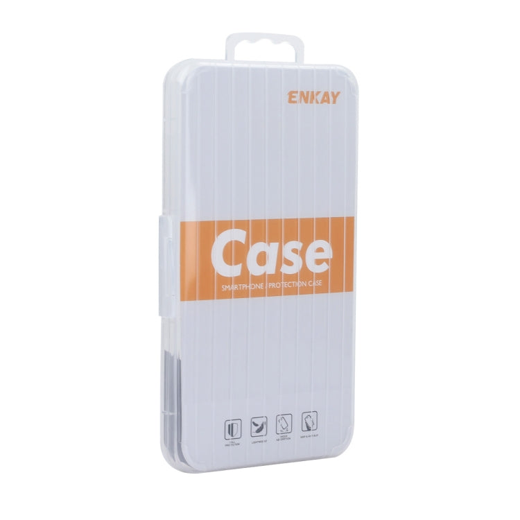 For iPhone 15 Pro Max ENKAY Liquid Silicone Soft Shockproof Phone Case(Black)