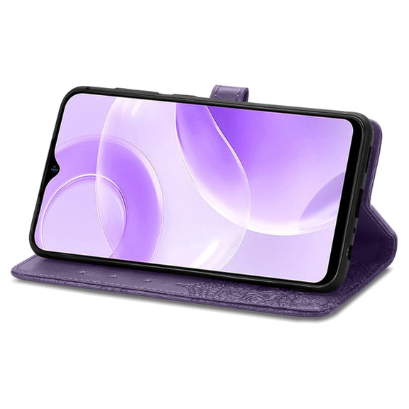 For Ulefone Note 15 Mandala Flower Embossed Leather Phone Case(Purple)
