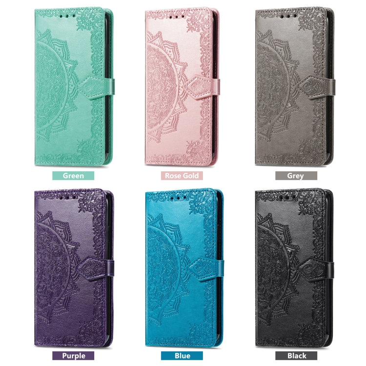 For Ulefone Note 15 Mandala Flower Embossed Leather Phone Case(Rose Gold)