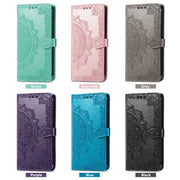 For Ulefone Note 15 Mandala Flower Embossed Leather Phone Case(Rose Gold)