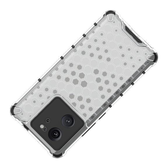 For Redmi K60 Ultra Shockproof Honeycomb Phone Case(Green)