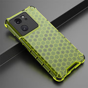 For Xiaomi 13T Pro Shockproof Honeycomb Phone Case(Green)