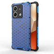 For Redmi Note 13 Shockproof Honeycomb Phone Case(Blue) - Note 13 Cases by PMC TechLife | Online Shopping South Africa | PMC TechLife | Buy Now Pay Later Mobicred
