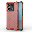 For Redmi Note 13 Pro 5G Shockproof Honeycomb Phone Case(Red) - Note 13 Pro Cases by PMC TechLife | Online Shopping South Africa | PMC TechLife