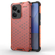 For Redmi Note 13 Pro+ Shockproof Honeycomb Phone Case(Red) - Note 13 Pro+ Cases by PMC TechLife | Online Shopping South Africa | PMC TechLife | Buy Now Pay Later Mobicred