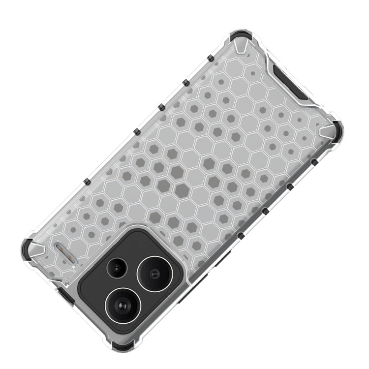For Redmi Note 13 Pro+ Shockproof Honeycomb Phone Case(Green)