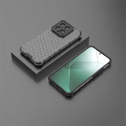 For Xiaomi 14 Shockproof Honeycomb Phone Case(Black)