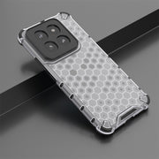 For Xiaomi 14 Pro Shockproof Honeycomb Phone Case(White)