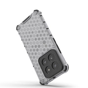 For Xiaomi 14 Pro Shockproof Honeycomb Phone Case(Red)
