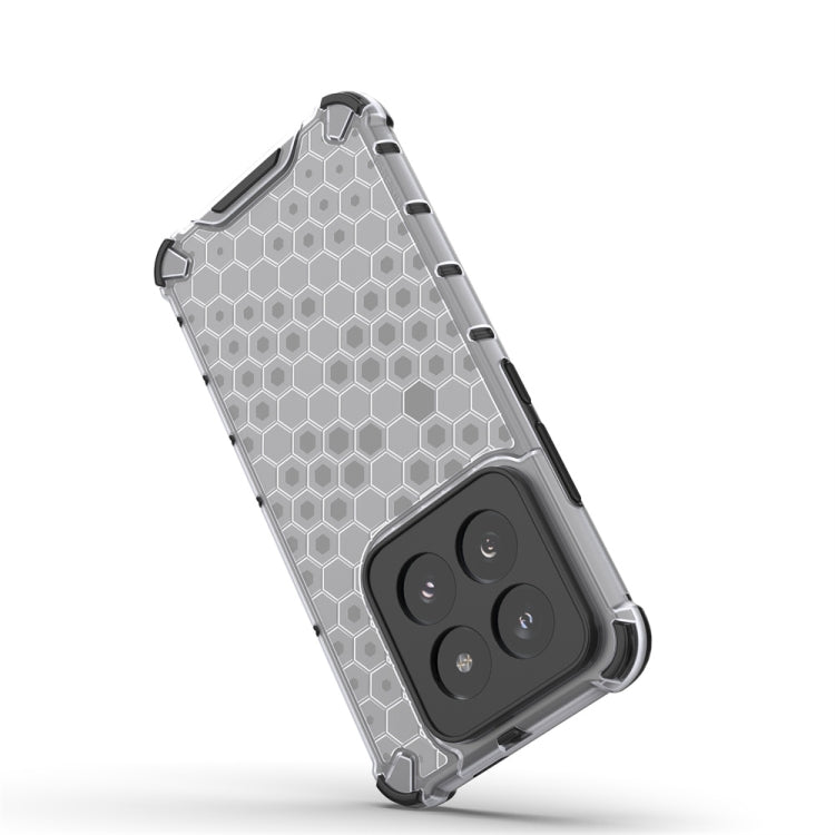 For Xiaomi 14 Pro Shockproof Honeycomb Phone Case(Green)