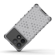 For Redmi K70 Pro Shockproof Honeycomb Phone Case(Red)