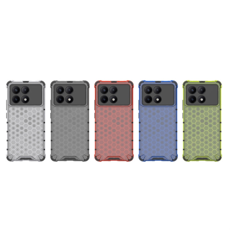For Redmi K70E Shockproof Honeycomb Phone Case(White)