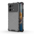 For Redmi Note 13R Pro Shockproof Honeycomb Phone Case(Black) - Xiaomi Cases by PMC TechLife | Online Shopping South Africa | PMC TechLife | Buy Now Pay Later Mobicred