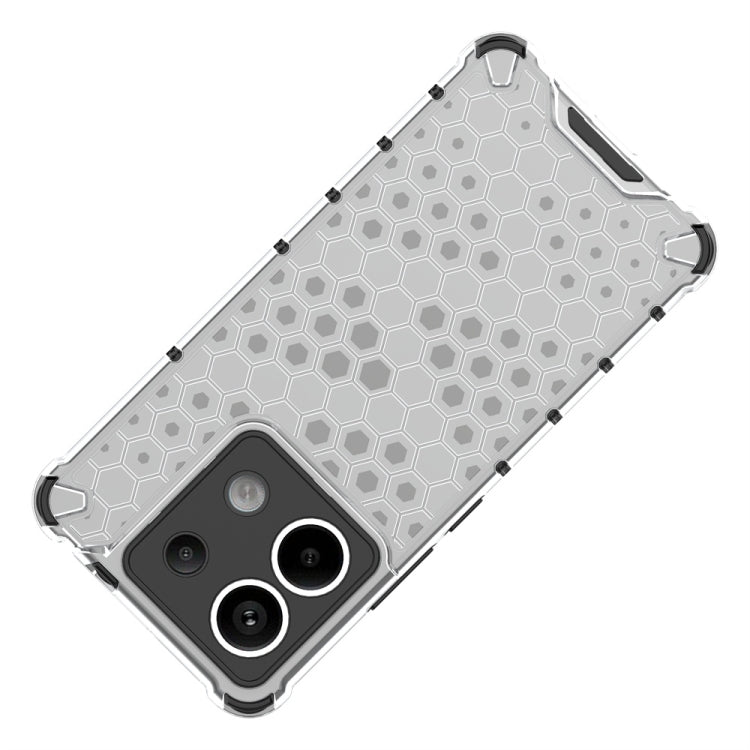 For Xiaomi Poco X6 Shockproof Honeycomb Phone Case(Green)