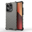 For Redmi Note 13 Pro 4G Shockproof Honeycomb Phone Case(Black) - Note 13 Pro Cases by PMC TechLife | Online Shopping South Africa | PMC TechLife | Buy Now Pay Later Mobicred