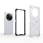 For Xiaomi Redmi A3 Shockproof Honeycomb Phone Case(White)