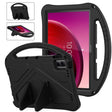 For Lenovo Tab M10 5G 2023 EVA Shockproof Tablet Case with Holder(Black) - free shipping - PMC TechLife - Order now!