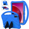 For Lenovo Tab M10 5G 2023 EVA Shockproof Tablet Case with Holder(Blue) - Lenovo by PMC TechLife | Online Shopping South Africa | PMC TechLife | Buy Now Pay Later Mobicred