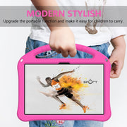 For Lenovo Tab M10 5G 2023 EVA Shockproof Tablet Case with Holder(Rose Red)