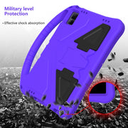 For Lenovo Tab M10 5G 2023 EVA Shockproof Tablet Case with Holder(Purple)