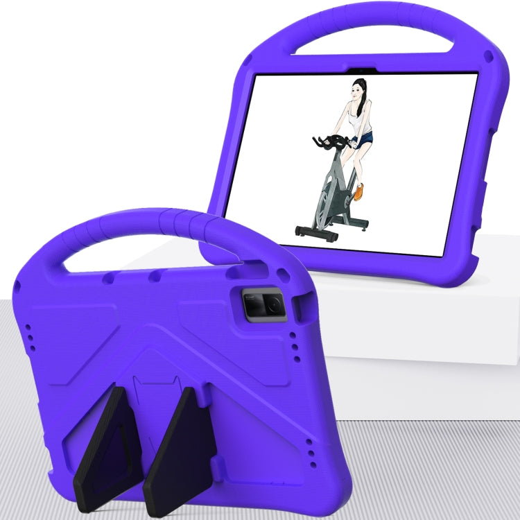 For Lenovo Tab M10 5G 2023 EVA Shockproof Tablet Case with Holder(Purple)