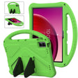 For Lenovo Tab M10 5G 2023 EVA Shockproof Tablet Case with Holder(Green) - free shipping - PMC TechLife - Order now!