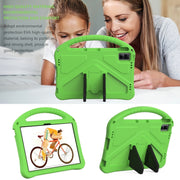 For Lenovo Tab M10 5G 2023 EVA Shockproof Tablet Case with Holder(Green)