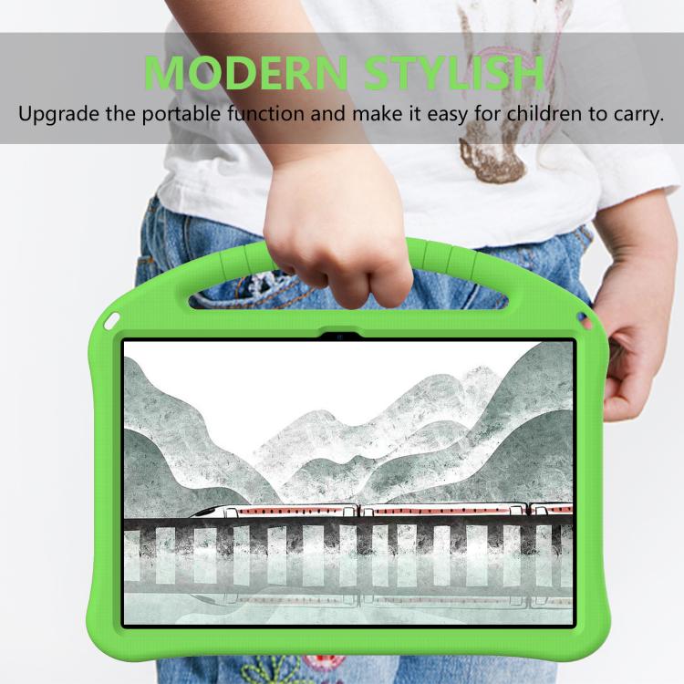 For Lenovo Xiaoxin Pad Pro 12.7 2025 EVA Shockproof Tablet Case with Holder(Green)