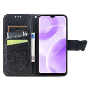 For Ulefone Note 15 Butterfly Love Flower Embossed Leather Phone Case(Black)
