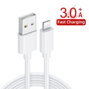 PD30W USB-C / Type-C + QC3.0 USB Charger with 1m USB to 8 Pin Data Cable, AU Plug(White)