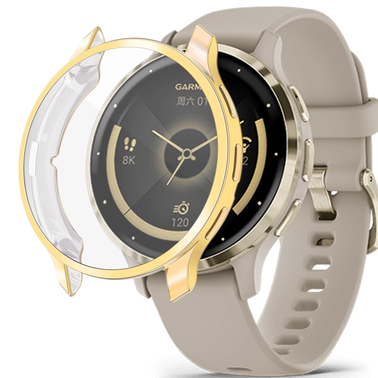 For Garmin Venu 3 TPU All-Inclusive Watch Protective Case(Gold)