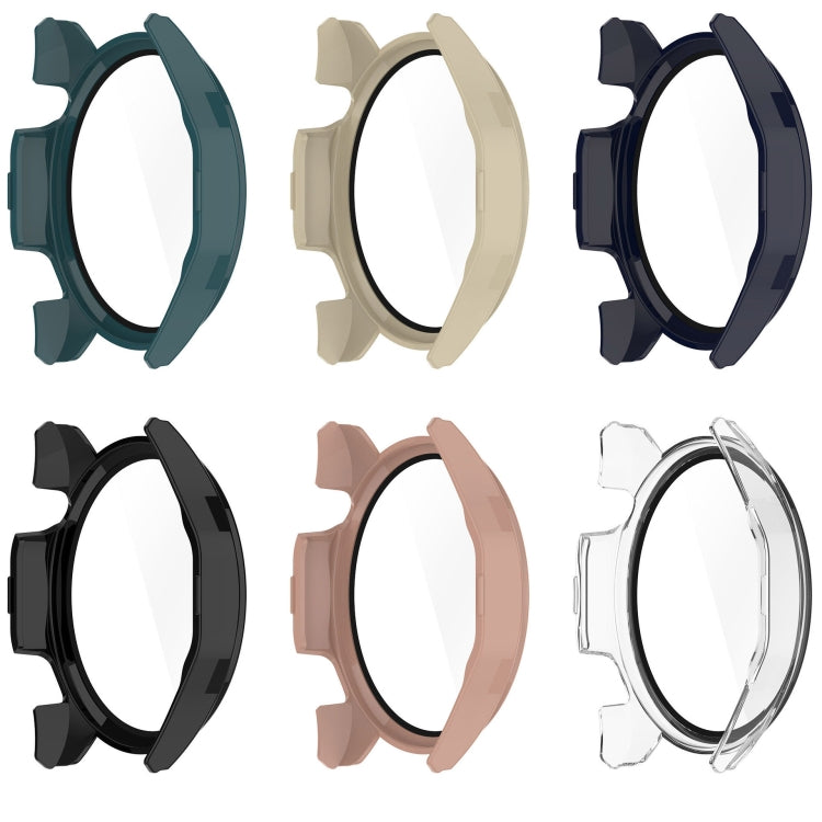 For Huawei Watch GT 4 46mm PC + Tempered Film Integrated Watch Protective Case(Green)