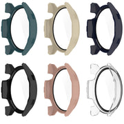 For Huawei Watch GT 4 46mm PC + Tempered Film Integrated Watch Protective Case(Green)