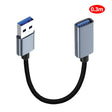 JUNSUNMAY 2A USB 3.0 Male to Female Extension Cord High Speed Charging Data Cable, Length:0.3m - USB Cable by JUNSUNMAY | Online Shopping South Africa | PMC TechLife | Buy Now Pay Later Mobicred